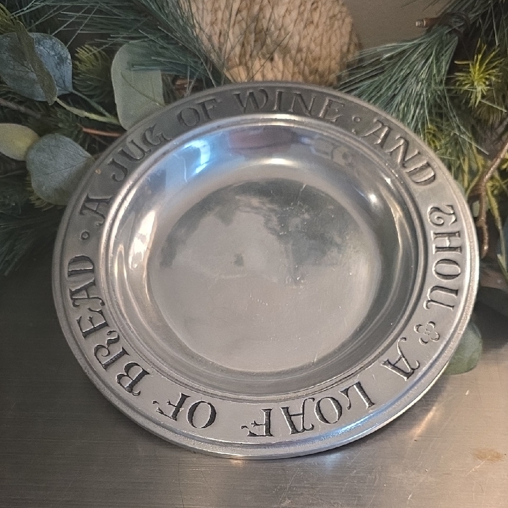 Wilton Armetale Silver Bread Plate